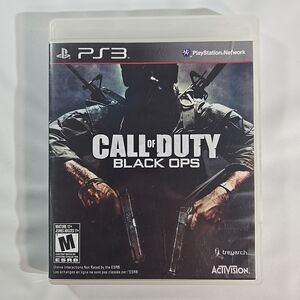 Sony PS3 Call of Duty: Black Ops - Black and Gray Cover